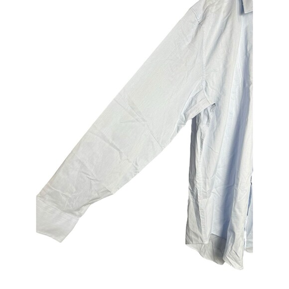 J. Crew Mens Blue Slim Untucked Performance‎ Button Down Dress Shirt Size XL - Picture 9 of 15